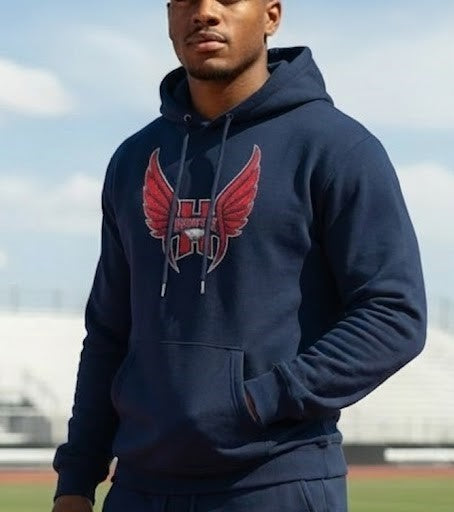 Heritage Warm Up Hoodie (Navy)(Men's)